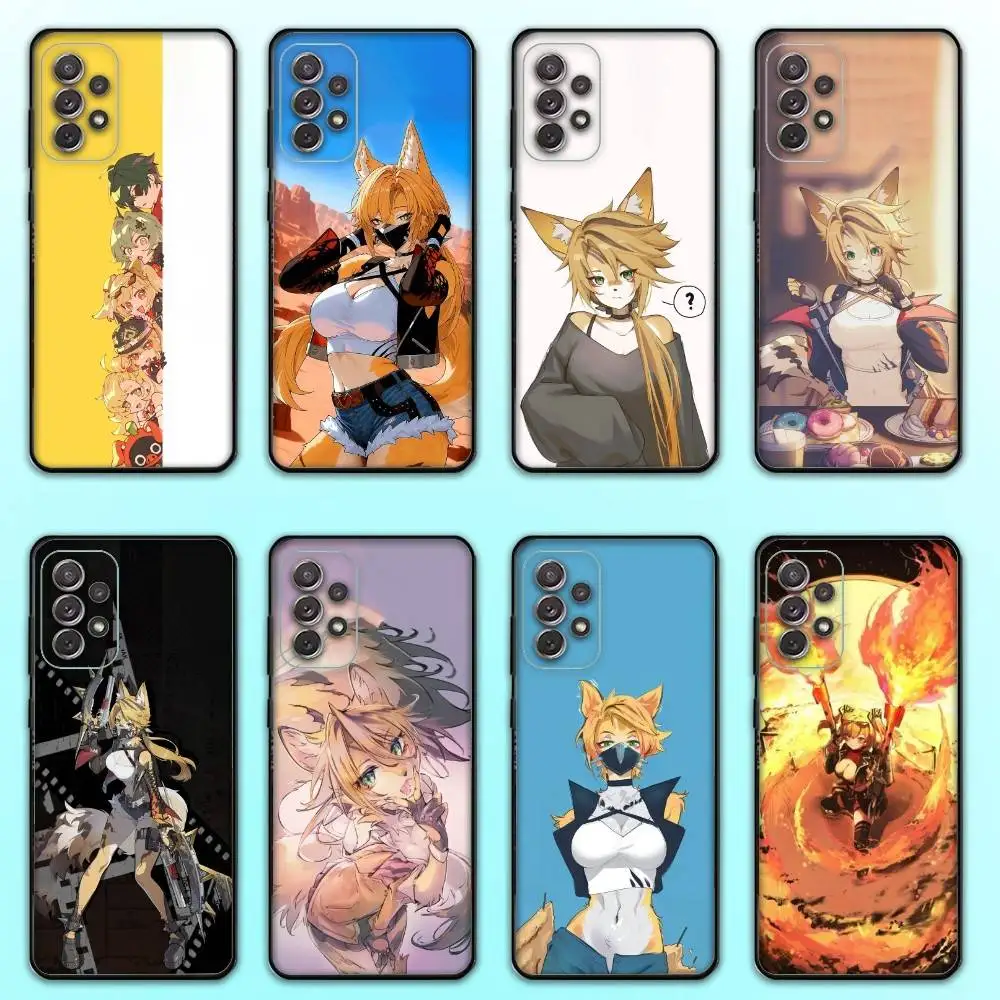 

P-Pulchra Z-Zenless Phone Case For Samsung S 25,24,23,22,30,21,10,9,Ultra,Plus,Lite,FE,4,5 G Soft Black Case