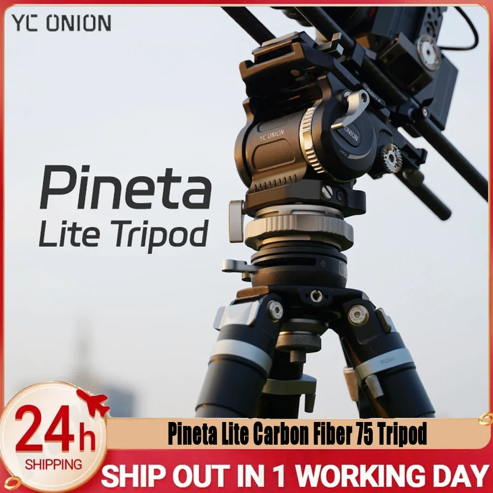 YC Onion Pineta Lite Compact Carbon Fiber Tripod Lightweight Outdoor Photography Stand,Stable for Video Shooting on the Go