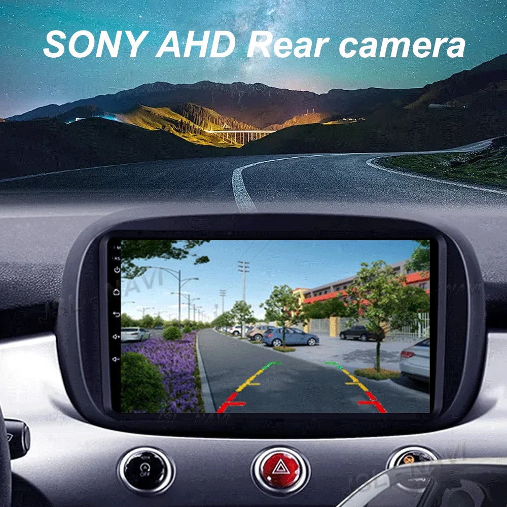 Radio samochodowe Android 15 dla Fiat 500X 2014 - 2020 Multimedialny odtwarzacz wideo Nawigacja GPS Bezprzewodowy Carplay + Auto Stereo QLED HeadUnit