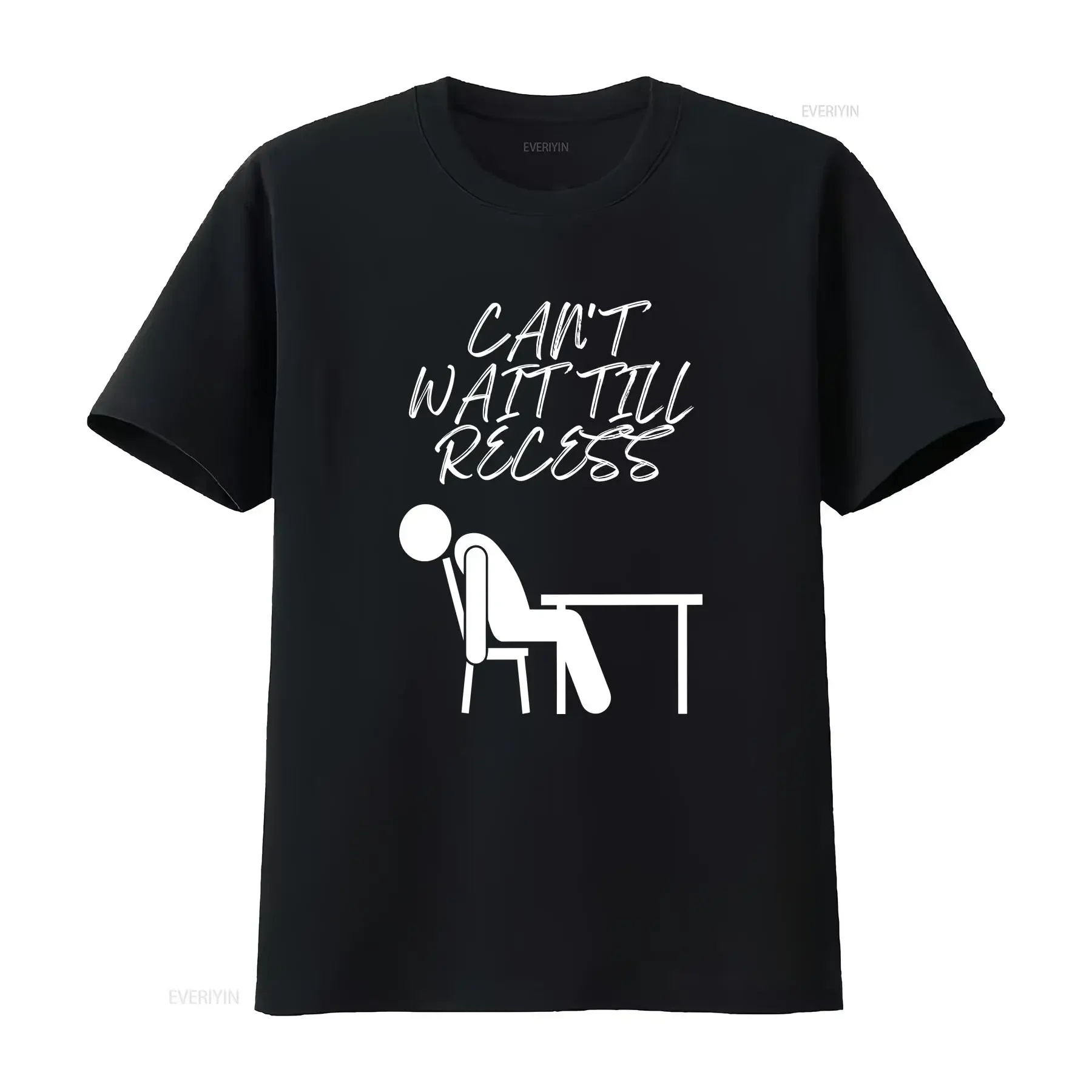 Can't Wait Till Recess T Shirt Student Life Classroom Education Related School Themed vintage Washed designer clothes Unisex