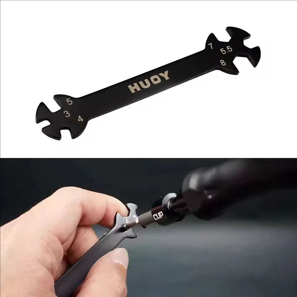 

6-in-1 Multi Tool Kit: 3/4/5/5.5/7/8mm Hex Wrench Set for RC Car, Boat, Drone Maintenance & Repair