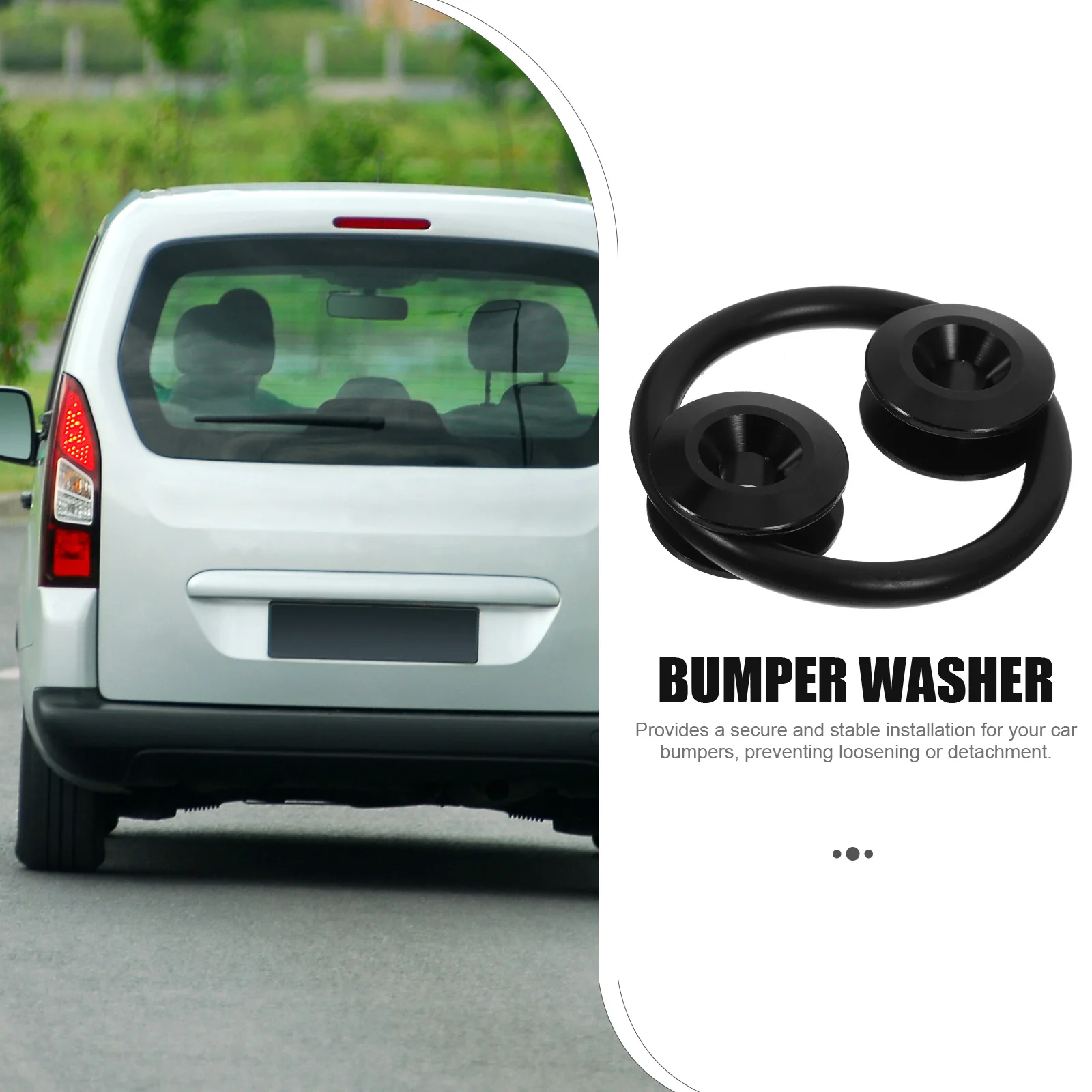 

1Set Bumper Fastener Kit Aluminum Alloy Quick Release Bolt Washers Car Bumper Washer Set Secure Front Rear Bumpers