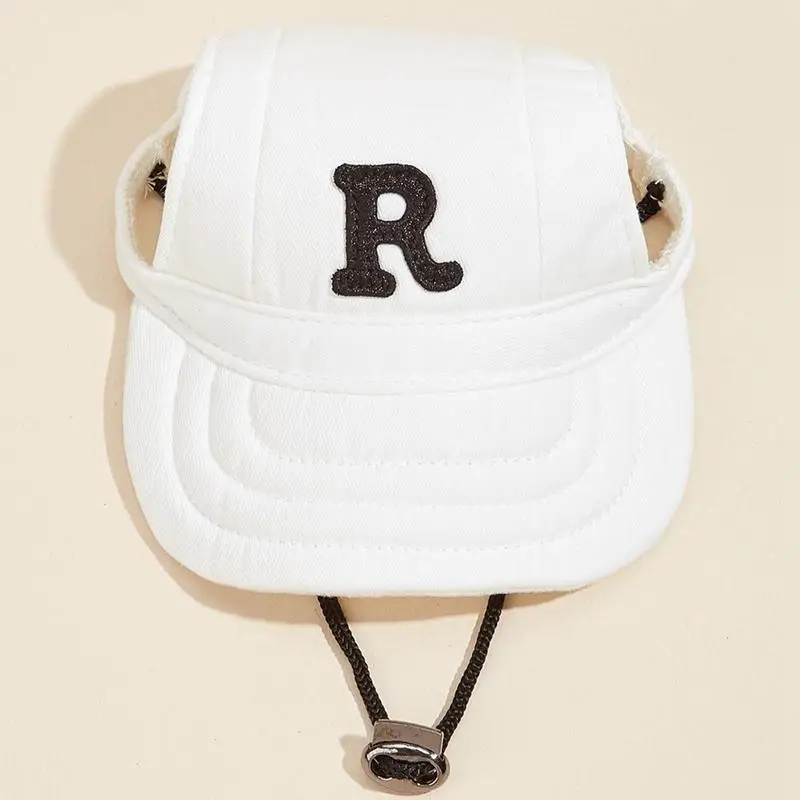 قابل للتعديل الكلب بونيه قبعة مطرزة الكلب الرياضة إلكتروني قبعة لينة تنفس الأذن يتعرض الشمس التظليل قبعة بيسبول مستلزمات الحيوانات الأليفة