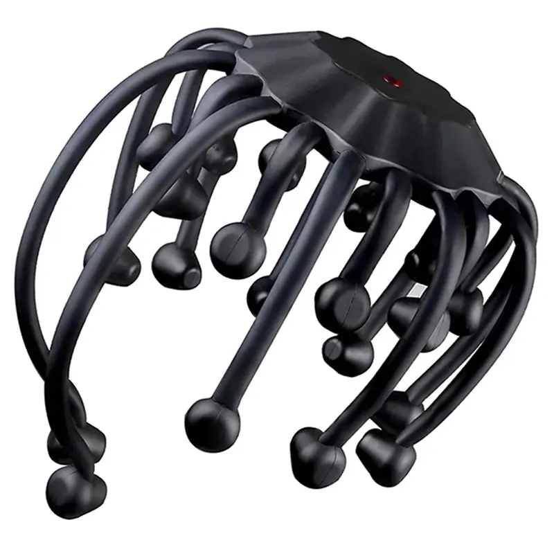 AB68 Electric Head Massager Head Scratcher Bluetooth Music Vibration Octopus Scalp Massage For Better Sleep Decompress Relax