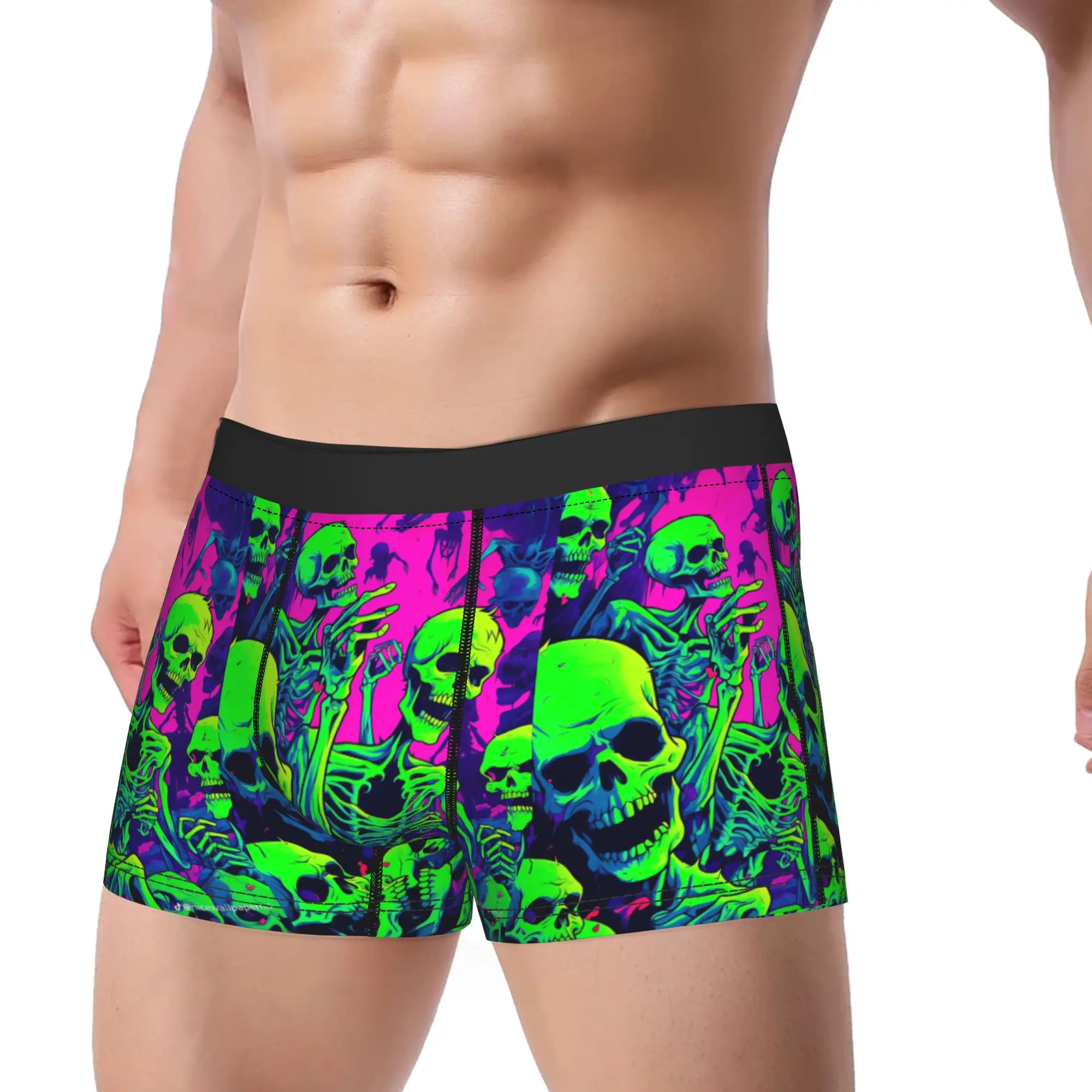 Green Grape Fruit Underwear  Custom DIY Trunk High Quality Men Panties Classic Boxer Brief Gift Idea