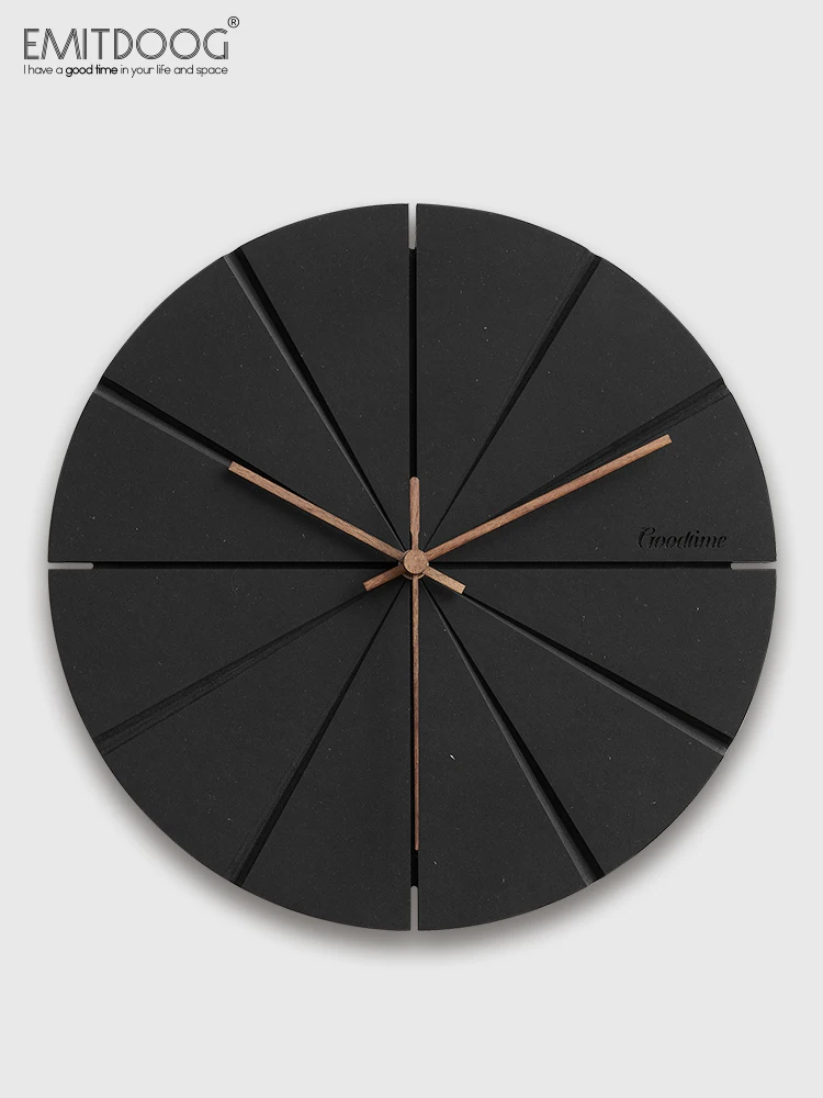 

Роскошные бесшумные настенные часы Nordic Light - минималистичные креативные часы без сверления для дома, гостиной