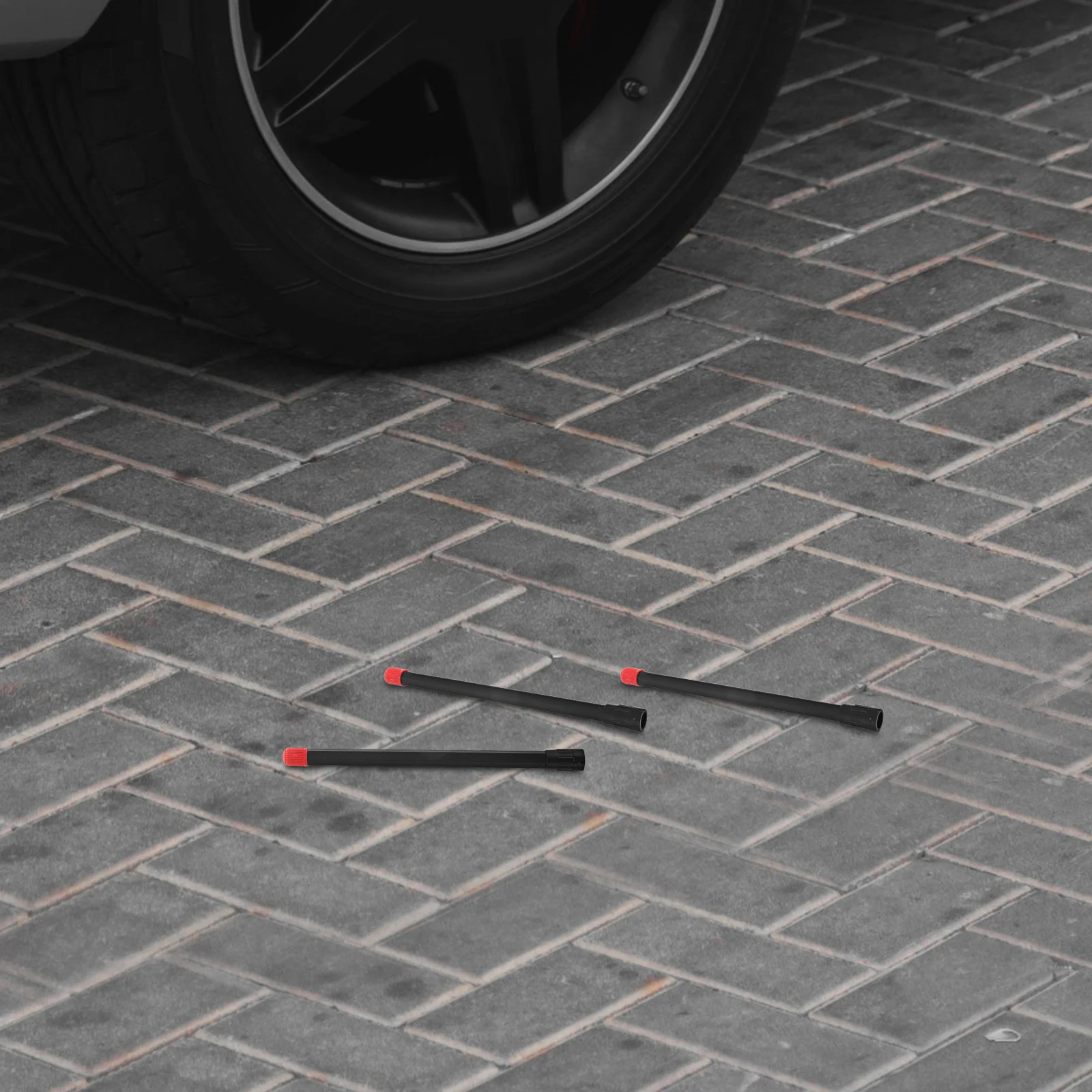 

10 Pcs Valve Extension Rod Straight Extender Plastic Tire Air for Tires Lengthen