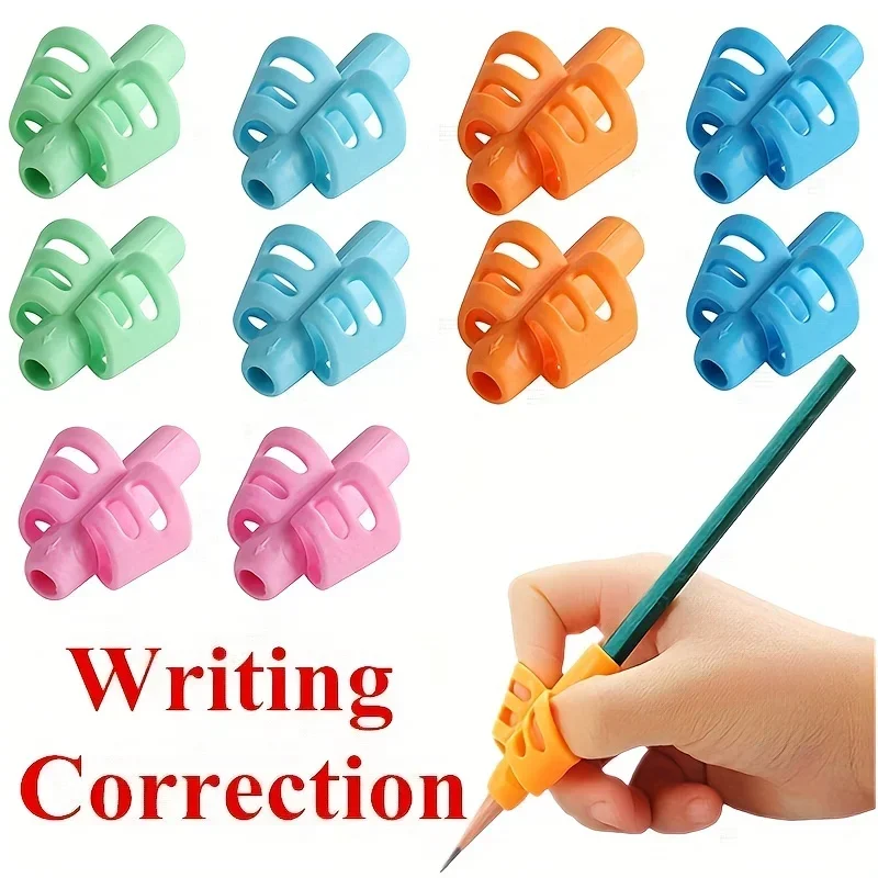 1/2 Pcs Two Finger Grip Silicone Baby Learn Writing Tool Writing Pen Writing Correction Device Children Study Supplies Gift