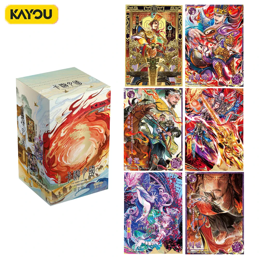 

Genuine KAYOU Three Kingdoms Card Ode To Heroes The World Becomes One Limited Edition SE Card Anime Collectible Cards Full Box