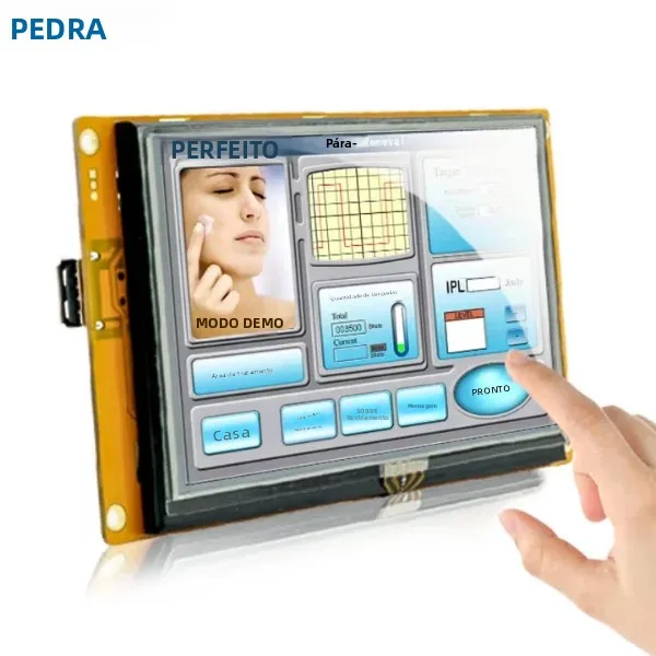 Módulo de Display LCD Inteligente HMI de 4.3-10.1 polegadas com Programa + Tela Sensível ao Toque para Arduino ESP32 s3 8266 nano v3 Mega 2560 uno q r3