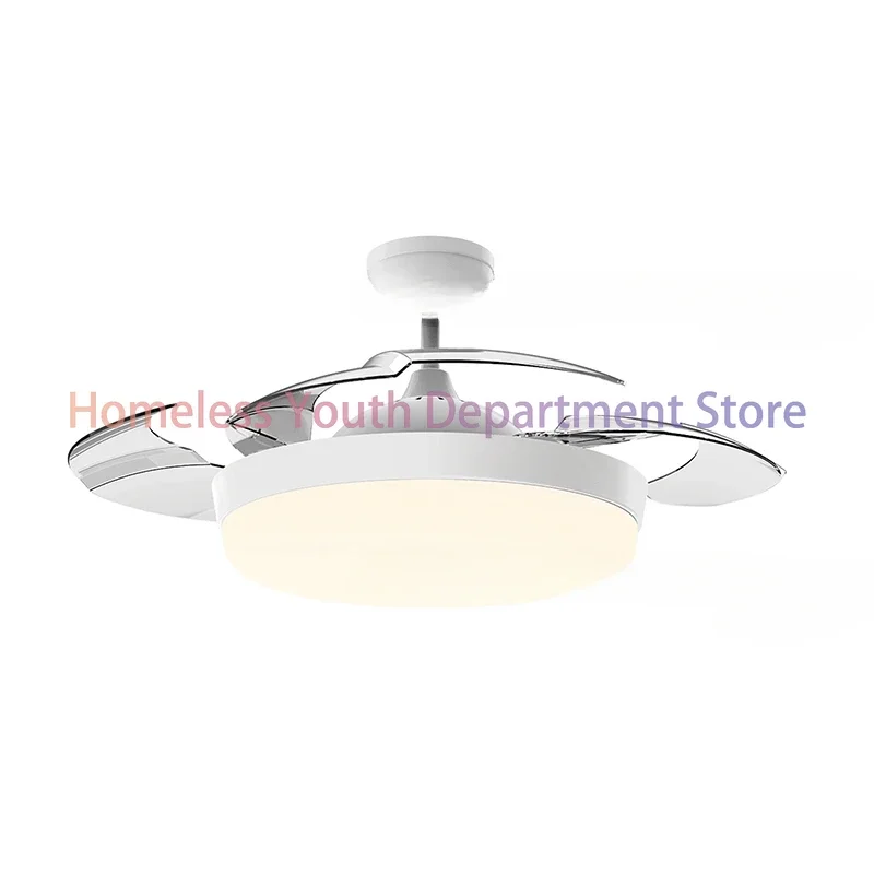 Smart Ceiling Fan Metal Mute Motor Remote Control Dc Indoor Home LED Modern LED Ceiling Fan With Light