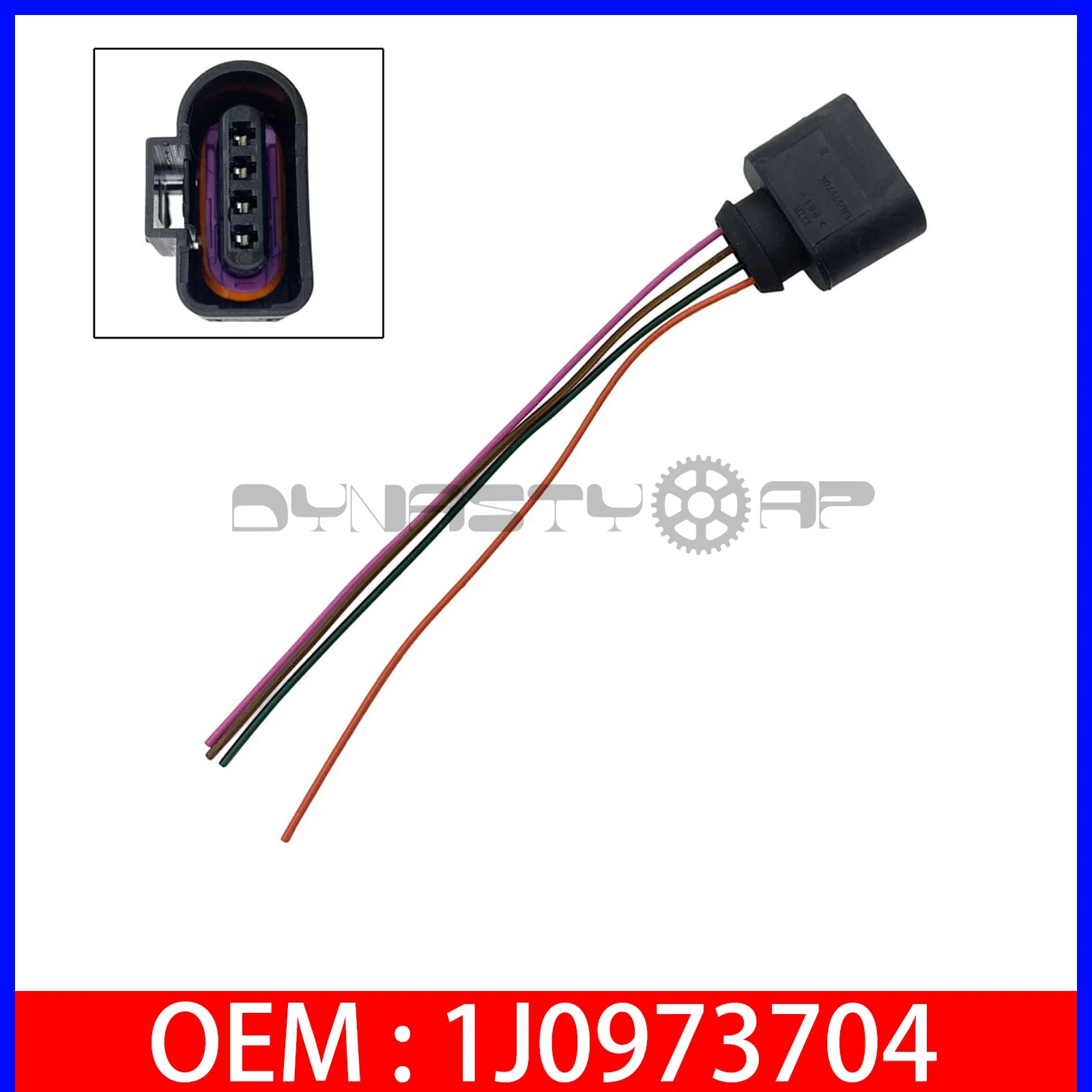 1J0973704 MAP Boost Pressure Sensor Connector For Volkswagen Jetta Audi A4 A5 A6