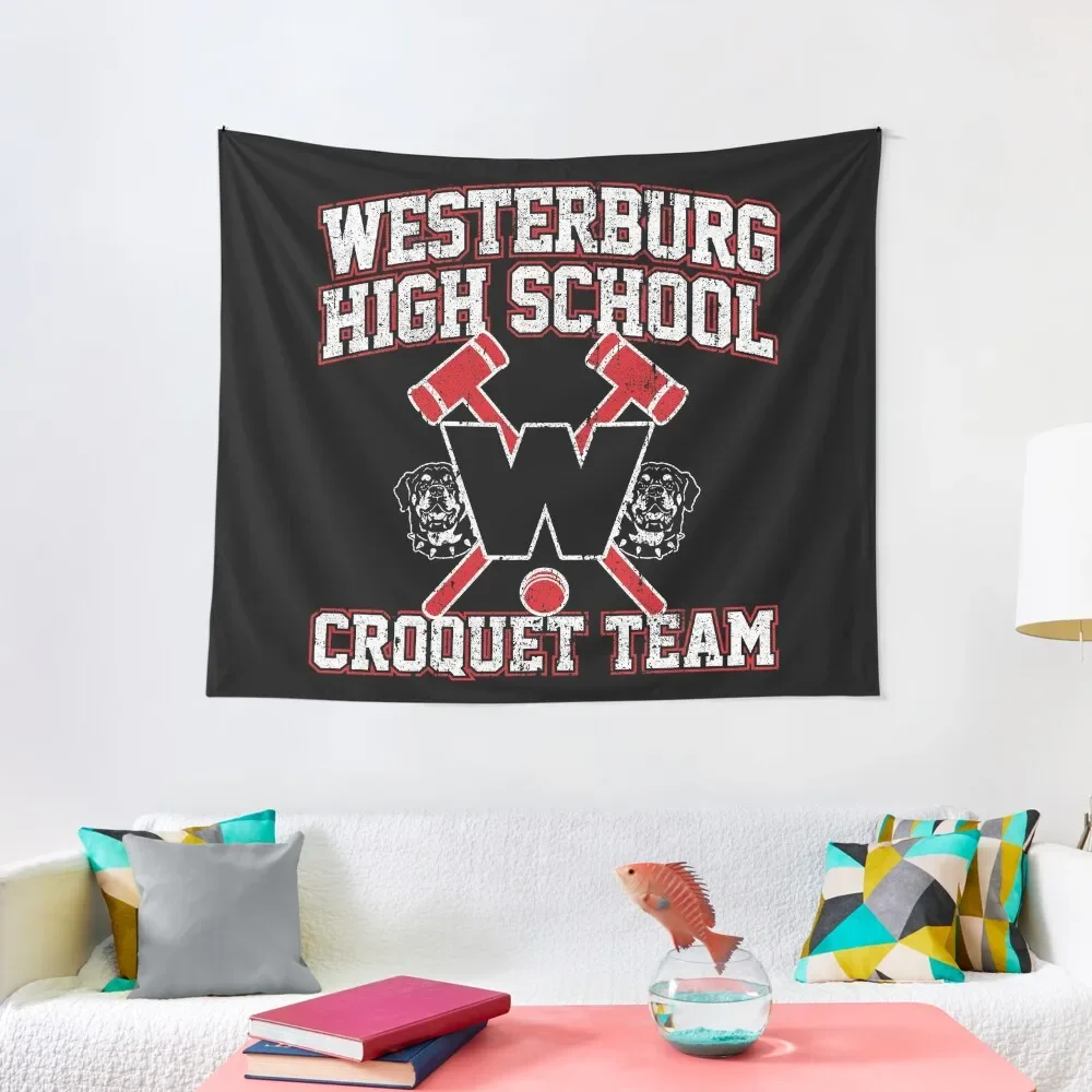 

Westerburg High School Croquet Team (Heathers) Variant Tapestry Room Decorations Aesthetic Home Decoration Mushroom Tapestry