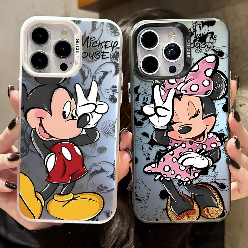 حافظة ديزني ميكي ميني ماوس لهاتف شاومي ريدمي A5 A4 A3 A3X A2 A1 Plus 13X ريدمي K80 Ultra K70 K70E K60 K60E K50 K40 K40S K30 #2