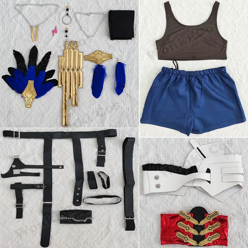 Serval Cosplay Costume Wig  Star Rail Cosplay Women Full Set Outfits for Party Clothes