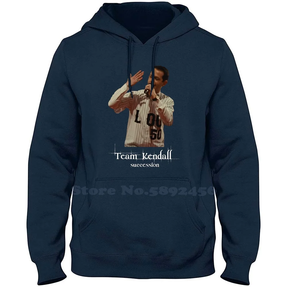 Team Kendall 100% Pure Cotton Hoodie Succession Twilight Kendall Roy Logan Waystar Royco Greg The Egg Greg Sprinkles Gregtom