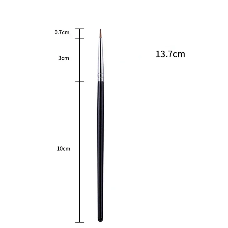 Pennelli per liner fini Pennello per sopracciglia piccolo angolato di alta qualità Pennello per trucco professionale per eyeliner sottile Strumento per il trucco del contorno degli occhi delle sopracciglia