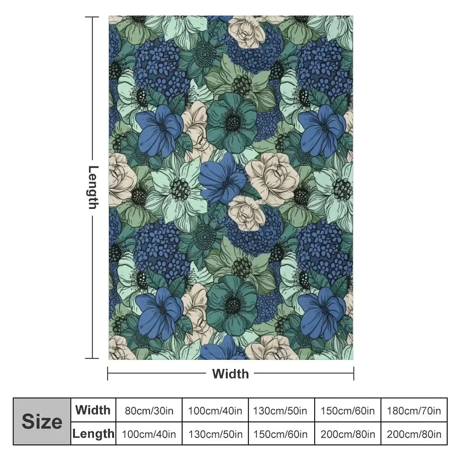 Beryl Flowers Throw Blanket Bed Fashionable wednesday for sofa Beautifuls Bed Weighted Blankets