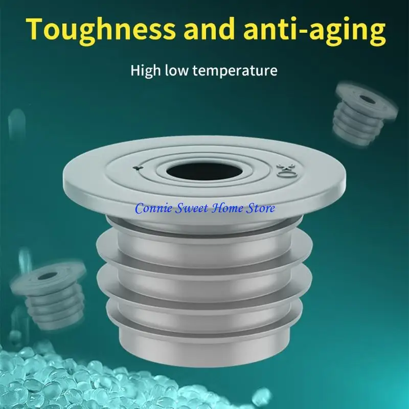 LXAF Washer Drain Hose Seal Plug Floor Drain Plug Sewer Pipe Seal Rings Sealing Cover