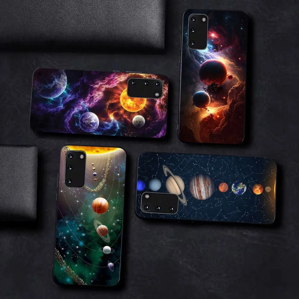 

Planet Phone Case For Samsung S 9 10 20 21 22 23 30 23plus lite Ultra FE S10lite Fundas