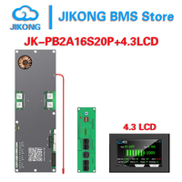 JIKONG JKBMS JK-PB2A16S20P 24V 48V LiFePo4 Li-Ion Battery 100A 150A 200A Household Energy BMS to Inverter Active balancer 1A 2A