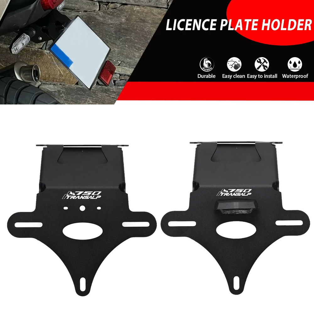 

For Honda XL750 TRANSALP XL 750 2023 2024 2025 2026 Motorcycle Tail Tidy Fender Eliminator Rear License Plate Holder Bracket Kit