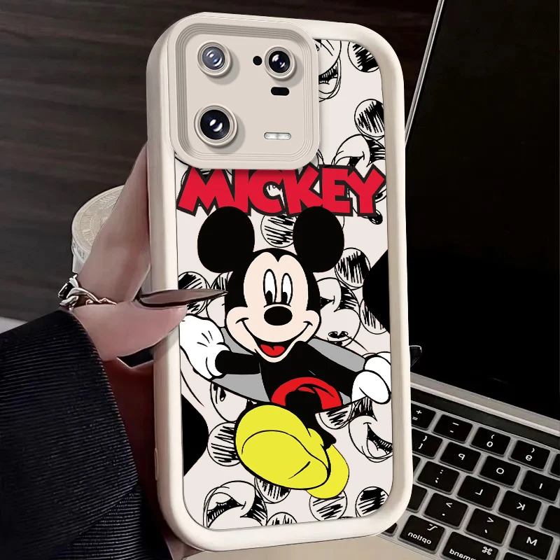 เคสดิสนีย์ Mickey สำหรับ Xiaomi redmi Note 13 12 Pro PLUS 4G 5G 13C 12C เทอร์โบ11 11S 10S 9 10A 10C 9C A2 A1ฝาครอบซิลิโคนนิ่ม