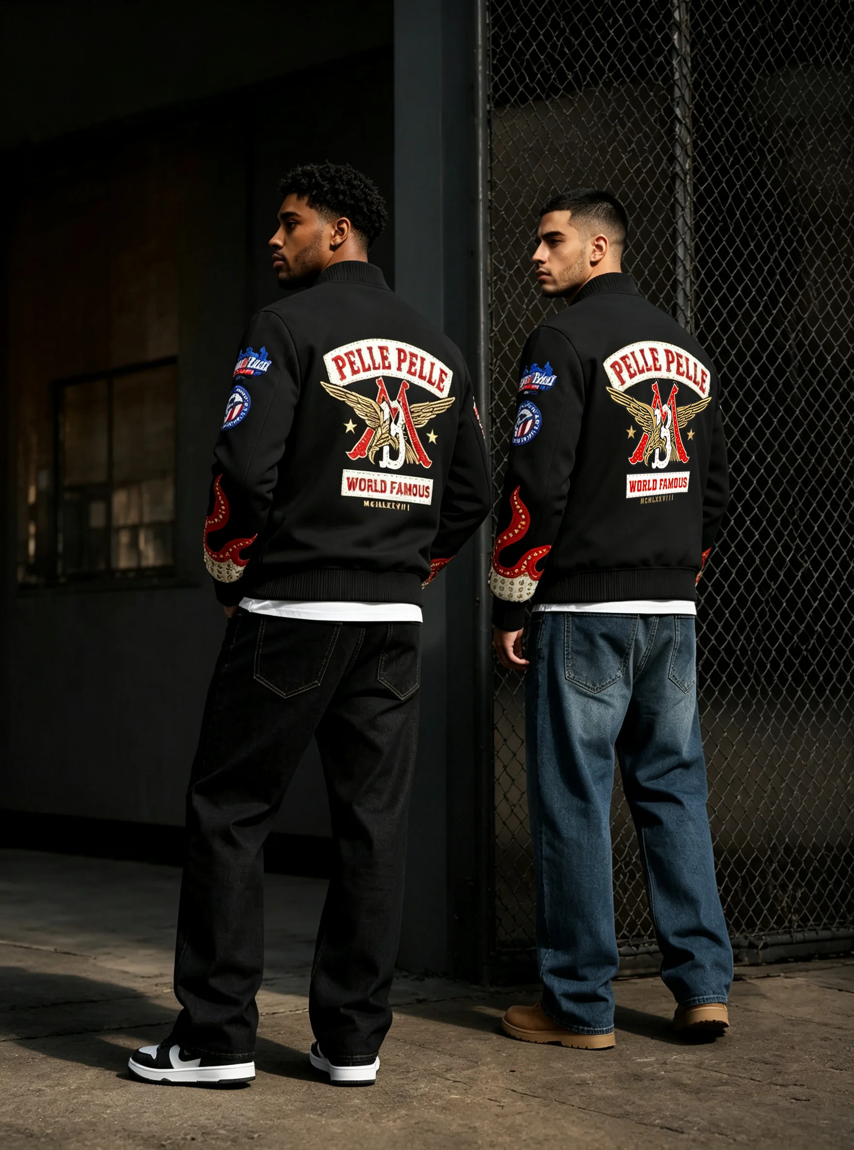 Herren-Pilotenjacke mit Reißverschlusstasche, lässiger Baseballkragen, Pilotenjacke für Outdoor-Sportarten. – Detail 3