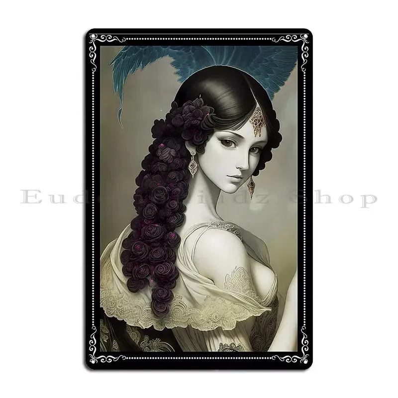 Whispers Of The Divine Feminine Metal Sign Decoration Living Room Bar Design Party Tin Sign Poster