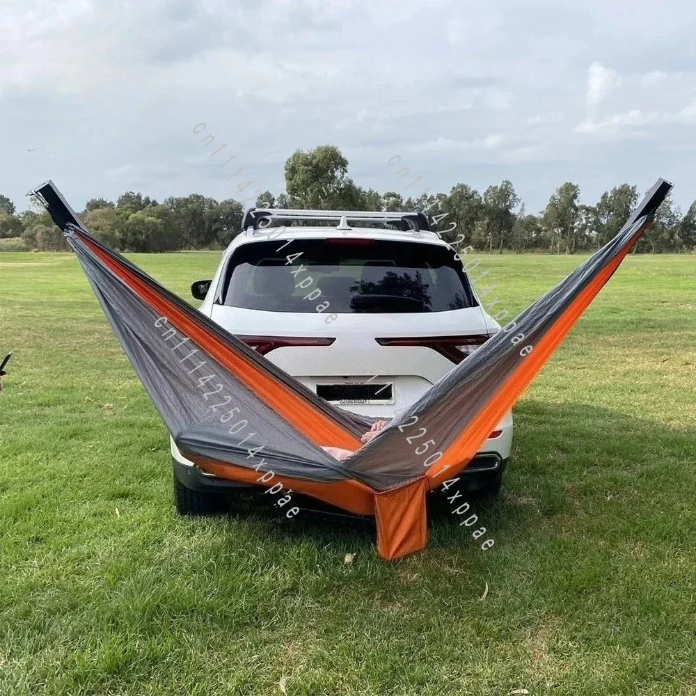 Stand Vehicle Hammock Hitch Stand with Hammock Off-Road Tail Accessories Length Width Adjustable Folding Hammock Mounted