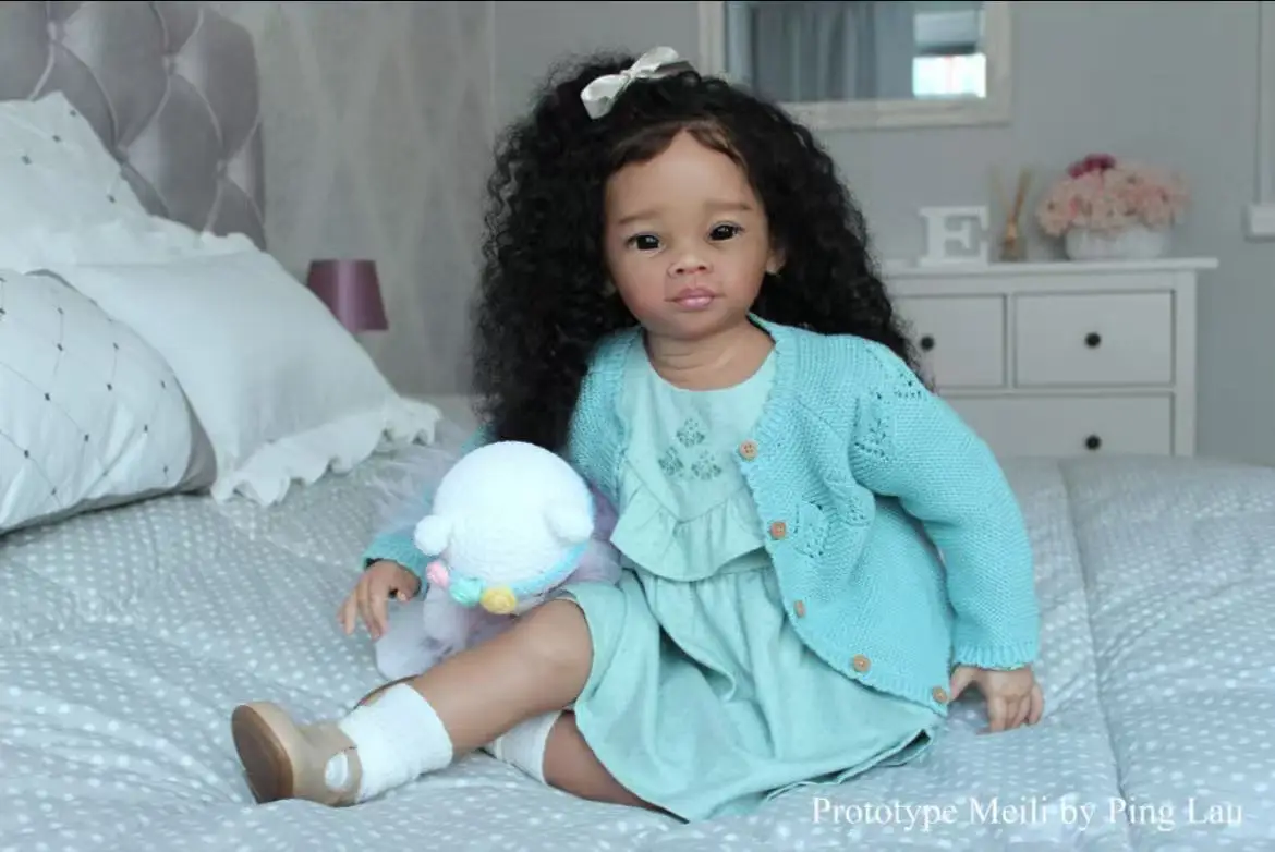 

SINO-BB предлагает индивидуальную куклу Reborn из дубленой кожи Meili для девочек, чистая ручная роспись, завершено