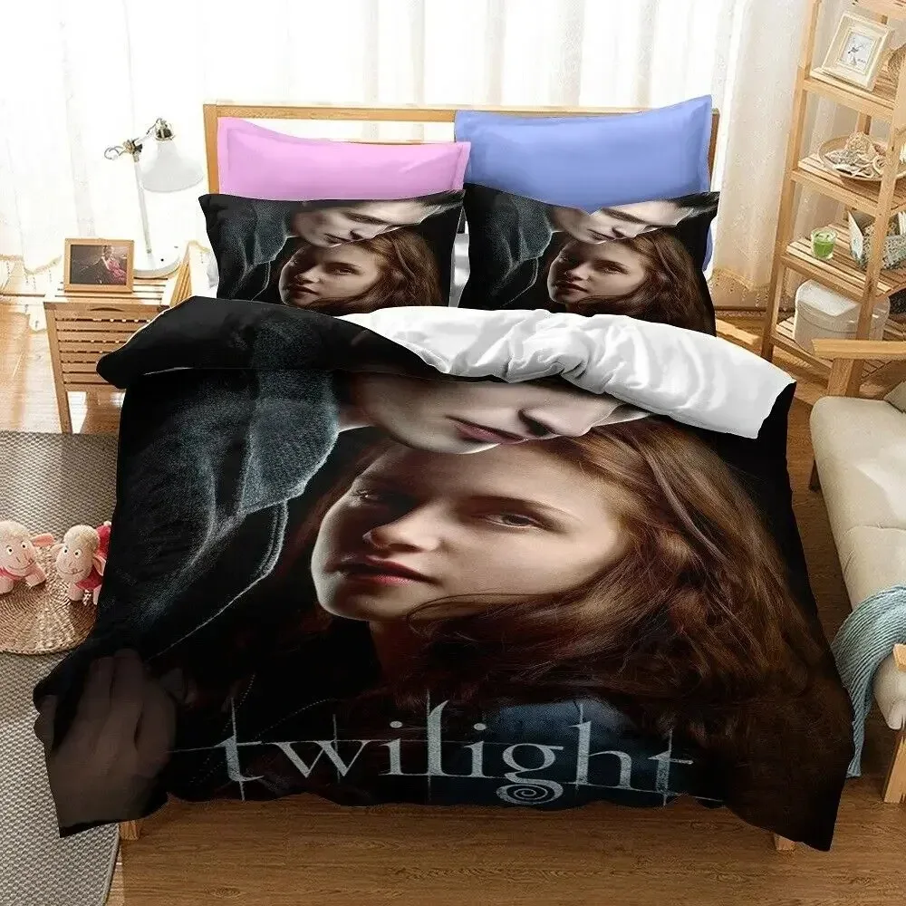 

3D Printed Twilight Saga Bedding Set 3D Printed Suitable for Bedroom Duvet Cover Set With Pillowcases Kids Home Textile