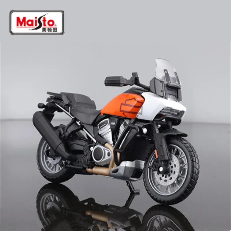 Maisto 1:18 Harley Davidson Pan America 1250 Alloy Sports Motorcycle Model Diecast Metal Street Racing Motorcycle Model Kid Gift