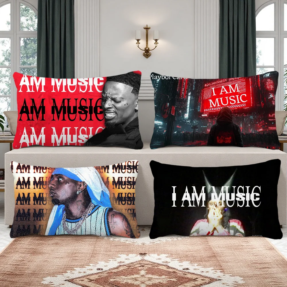 Playboi Cover Rectangle I Pillow Music Carti Case Printing Bedside Sofa Room Home Decoration Am Pillowcase