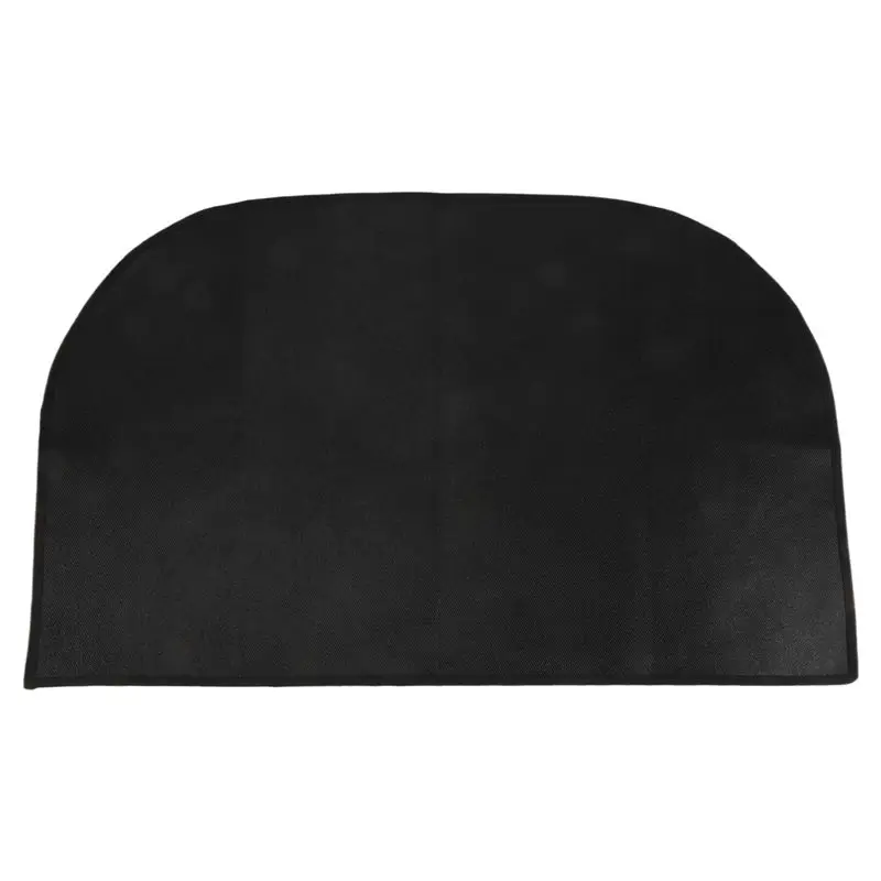 Semicircular Fireplace Fireproof Mat Fireplace Flame Retardant Mat Fireplace Insulation Blanket-AT30