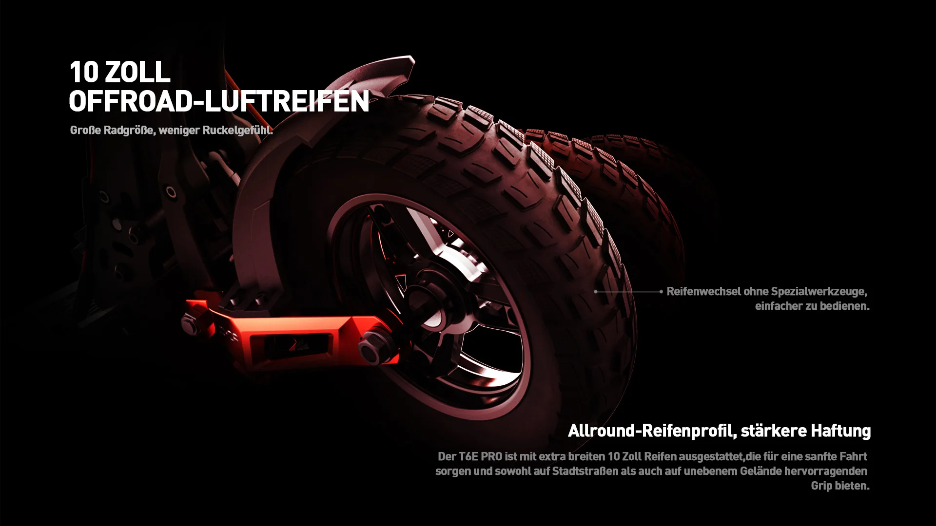 JOYOR T6E PRO ABE Faltbarer Premium-Elektro-Scooter für Erwachsene, 48V26AH Akku, City- und Pendler-E-Scooter, 10-Zoll-Offroad-Reifen – Detail 8
