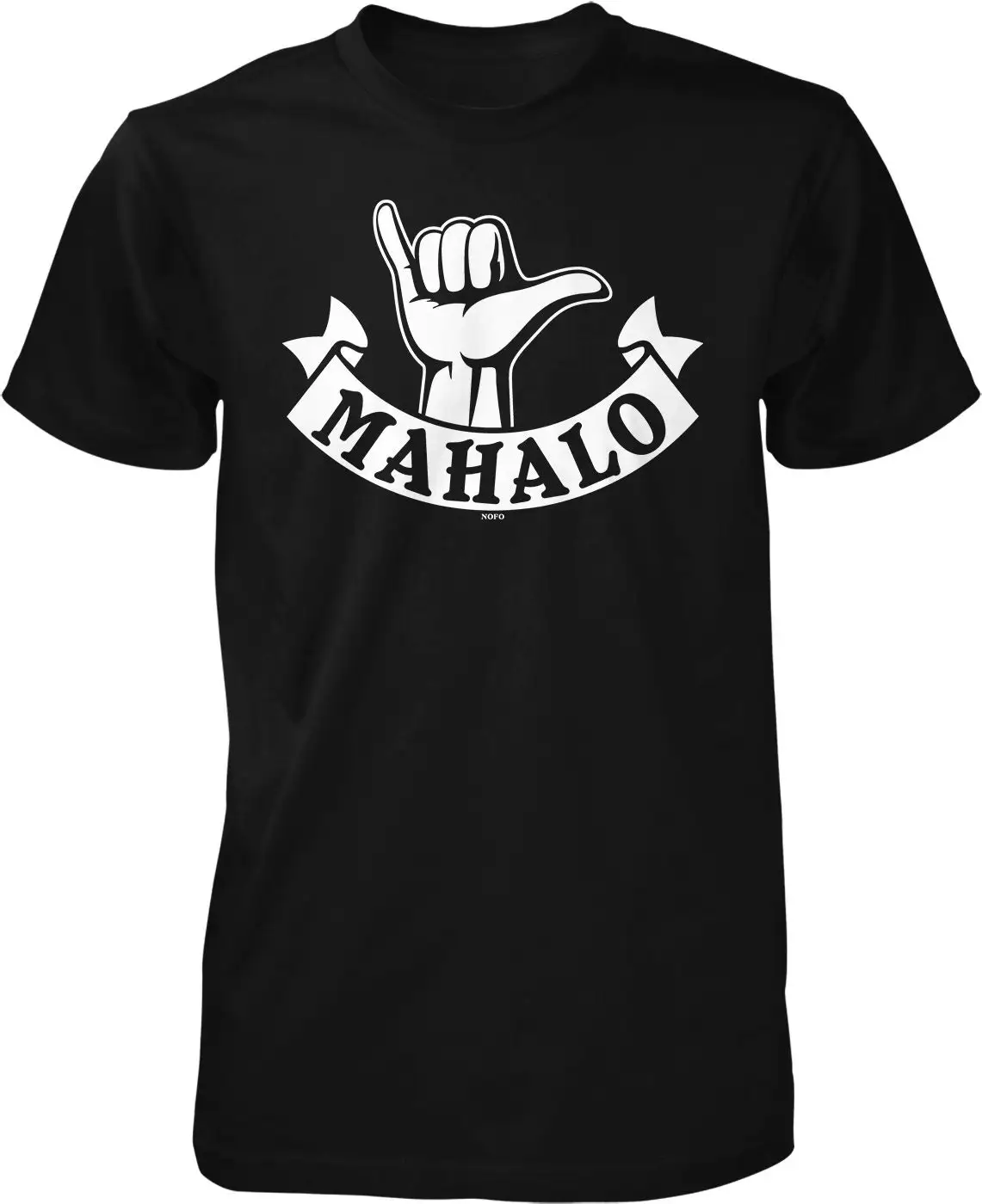 Mahalo Pinky and Thumb Shake Men's T shirt NOFO_02240