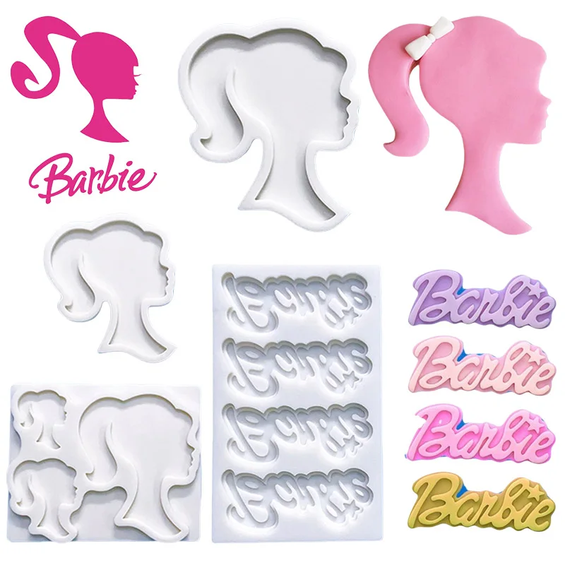 Barbie Silicone Mold DIY Cake Baking Decoration Sugar Art Fudge Pudding Cake Chocolate Mold Jewelry Silicone Mold Baking Tools