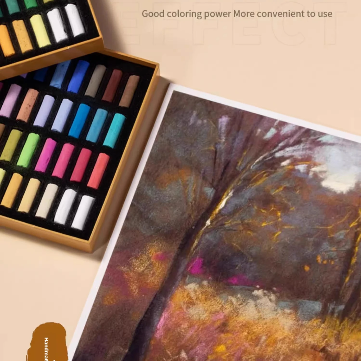 24/36/48 ألوان لينة الماجستير الباستيل الملونة تلوين الطباشير للفنان الكتابة على الجدران اللوحة رسم تلوين الفن لوازم مكتبية