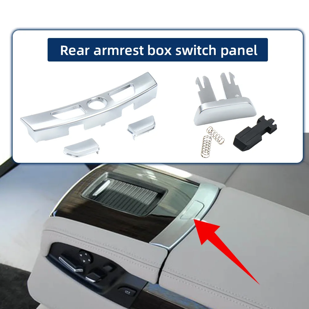 Car Rear Center Armrest Box Switch Repair Kit for BMW F01 F02 F04 7 Series for Rolls-Royce Ghost Latch Clip Buckle Replacement