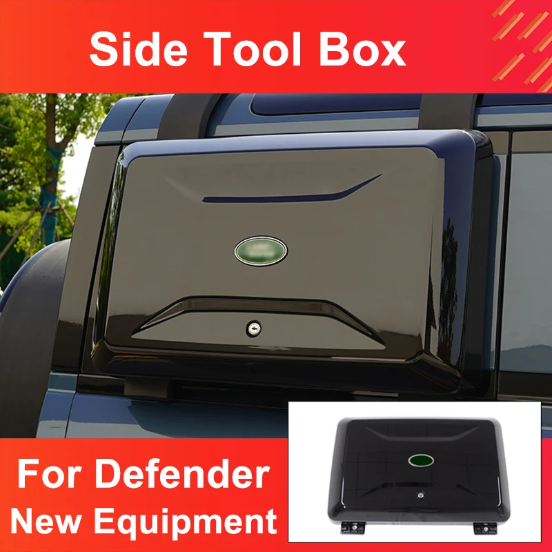 Side Box for Land Rover Defender 90 110 2020-2024  Tool  Box High Quality Luggage Box Free installation bracket