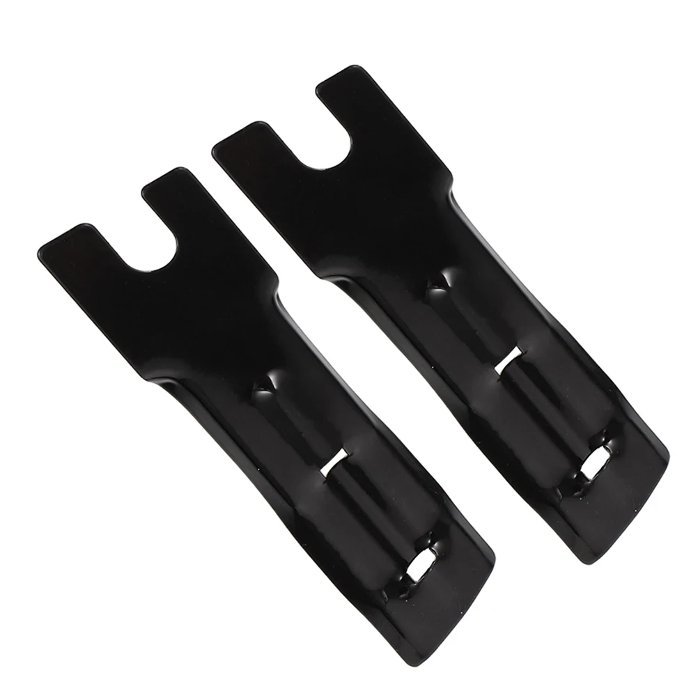 

2Pcs Black Flagpole Brackets Windproof Riding Equipment L Shaped Bike Accessories Compact Safety Flag Pole Mounting Brackets