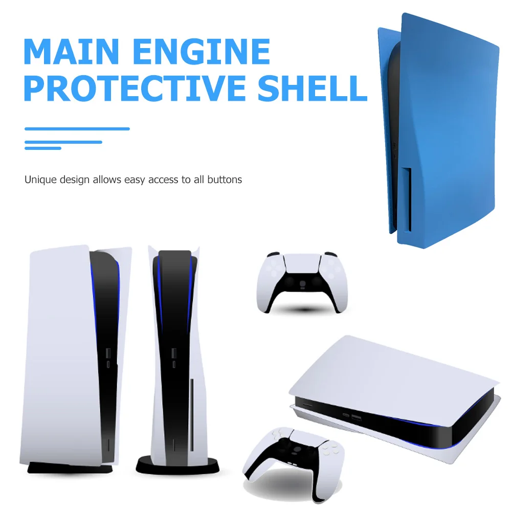 

Game Console Panel Protective Shell Anti-Scratch Skin Case Cover Replacement Plate for PS5