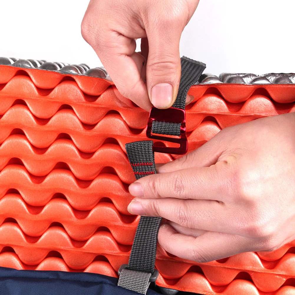 حقيبة ظهر للسفر في الهواء الطلق، شريط نايلون، حبل بإبزيم، حزام ربط للأسفل، أشرطة شحن مع أحزمة توتر بخطاف سريع التحرير