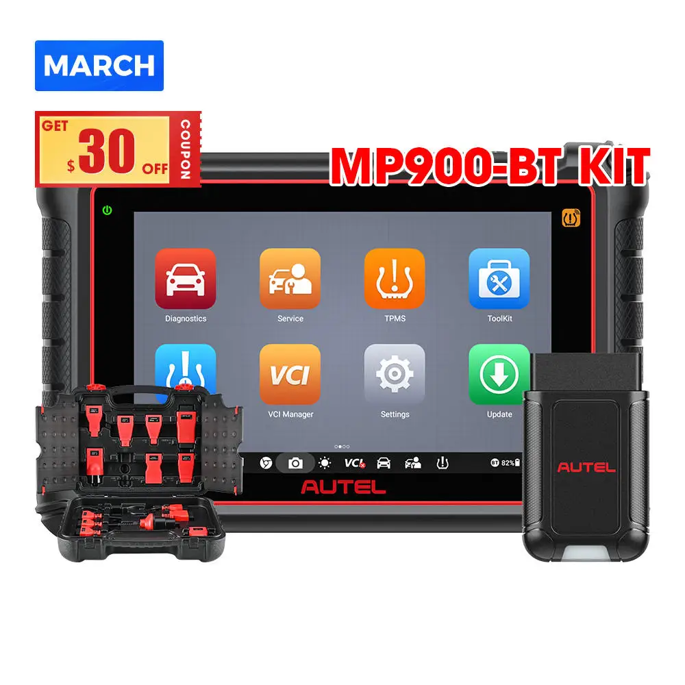 Newest Version Autel MaxiPRO MP900-BT KIT Mp900 Mk906 Ms906 Automotive Full System Available For All Market Diagnostic Scanner