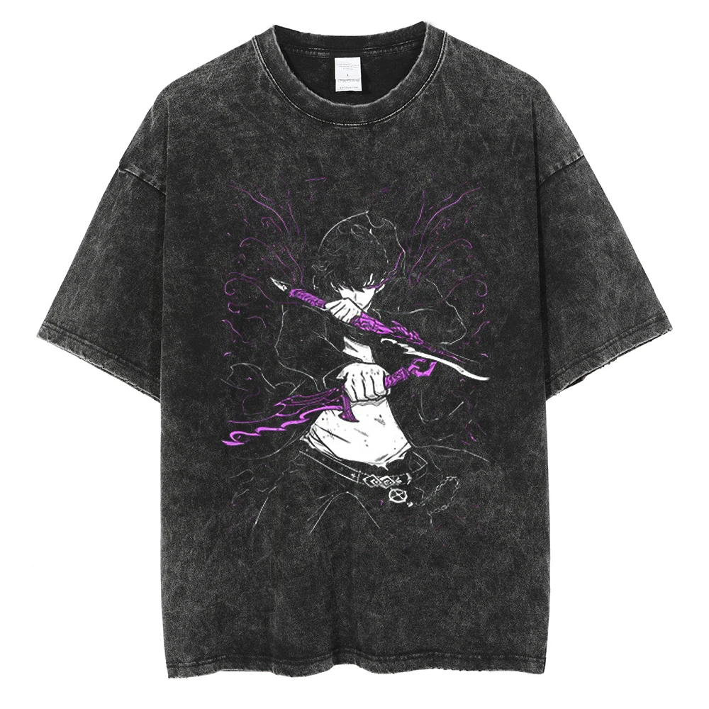Men's Women's Vintage Washed C - đánh giá và giá Anime Merchandise Solo Leveling