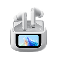 Blackview AirBuds 12 Wireless Bluetooth Headset, Smart TWS ENC Noise Cancellation with Mic, LED Touchscreen, Bluetooth 5.4