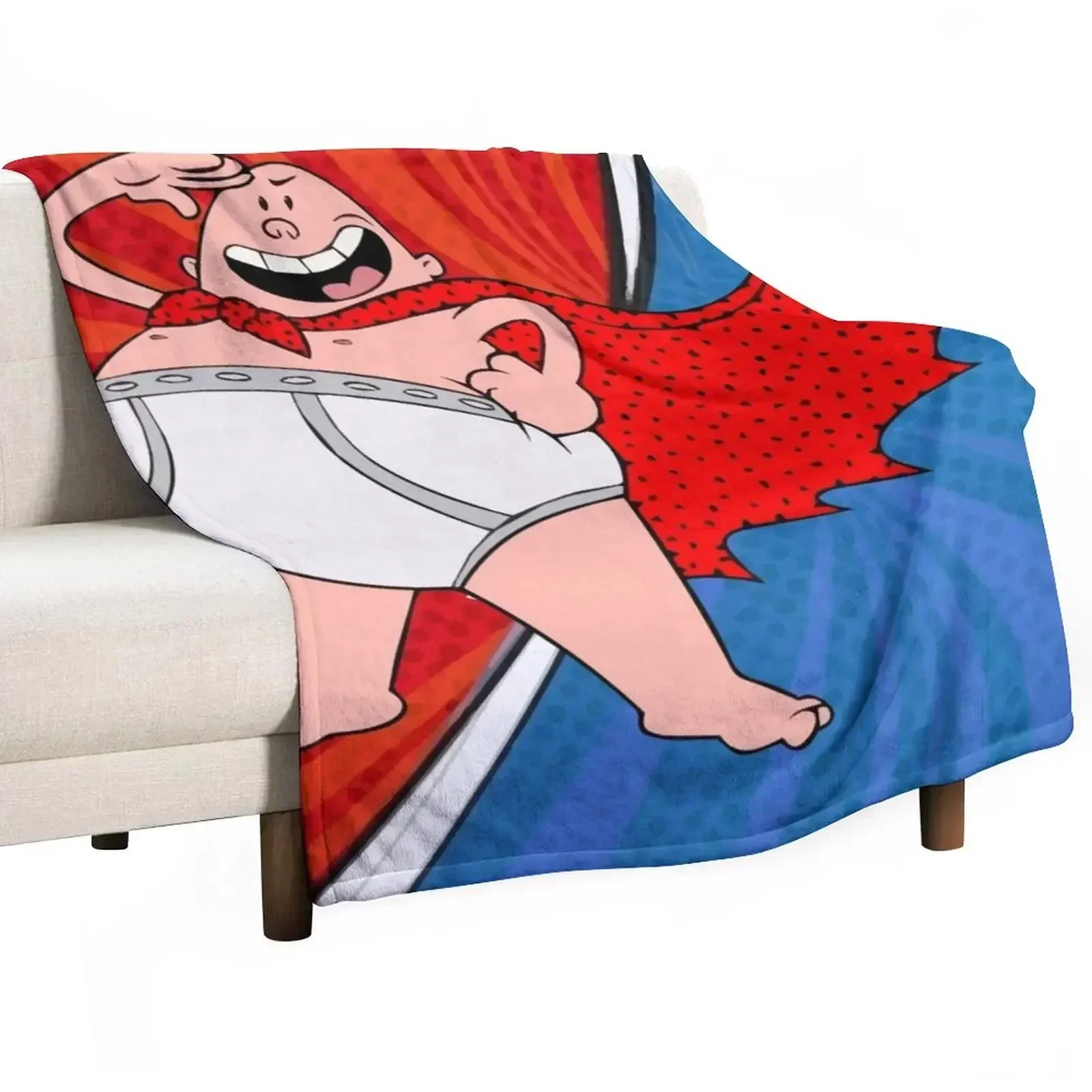 Captain Underpants - Comic Cartoon Throw Blanket Stuffeds Sleeping Bag halloween Blankets