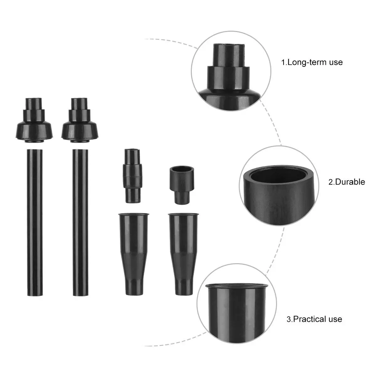 9pcs Fountain Spray Head Kit Garden L scaping Adjustable Nozzle Water Sprinkler Plastic Large Size Durable Unique Design Easy