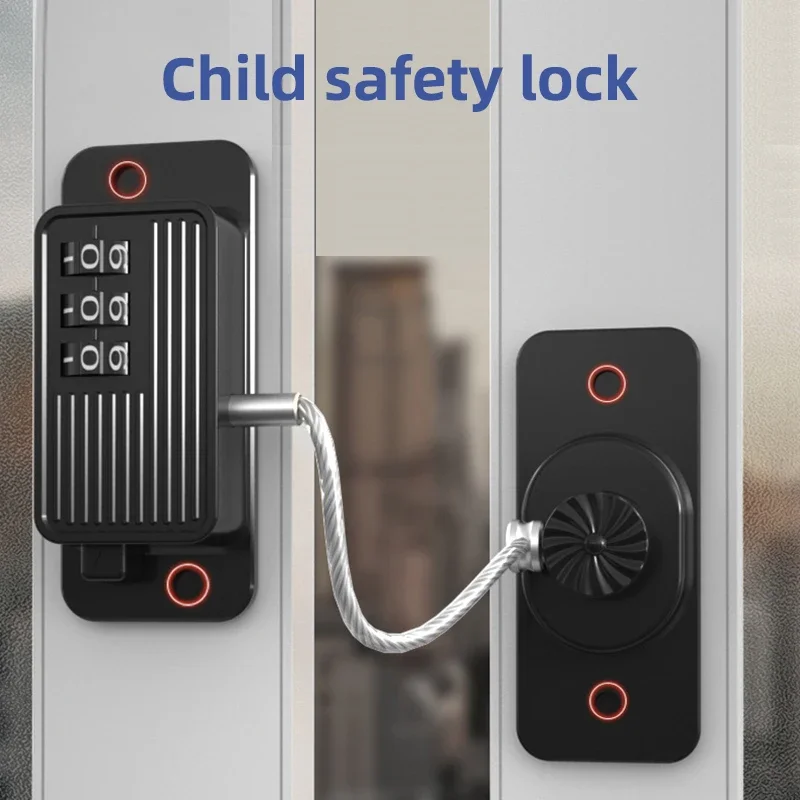 

Child Safety Baby For Kids Safety Protector Protection Child Safety Lock Window Refrigerator Opening Security Cable Door Lock